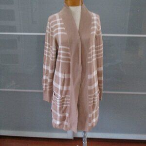 Isaac Mizrahi Live Open Front Long Sleeve Cardigan